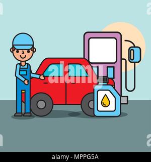 people car service Stock Vector