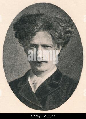 'Paderewski', c1880, (1895). Artist: F Jenkins Heliog. Stock Photo