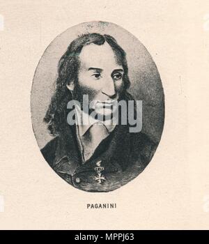 'Paganini.', 1895. Artist: Unknown. Stock Photo
