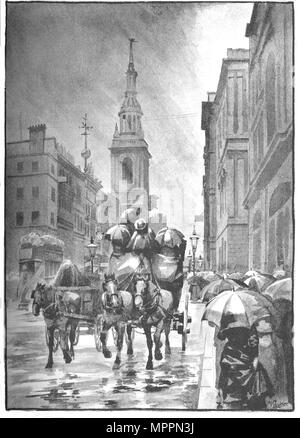 Cheapside, London, England, 19th Century. From The History Of London ...