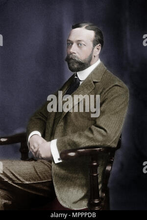 King George V of Great Britain (1865-1936), 1912. Artist: Downey. Stock Photo