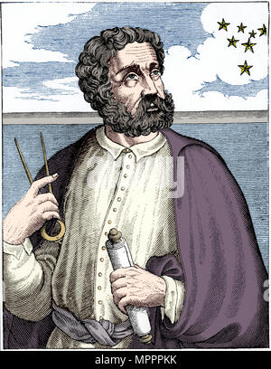 Ferdinand Magellan (c1480-c1521), Portugese navigator.  Artist: Unknown. Stock Photo