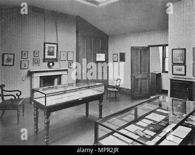 'The Attic Study, Carlyle House, Chelsea', 1904. Artist: Unknown. Stock Photo