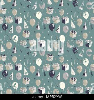 Party background.Holiday seamless grange pattern Stock Vector