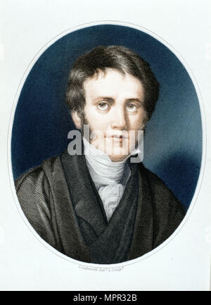Sir John Herschel, astronomer and scientist, 1810s. Artist: Gaspare Gabrielli. Stock Photo