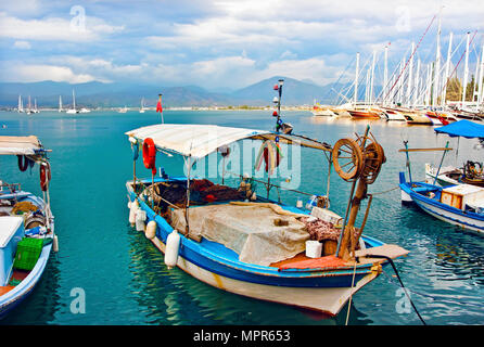 boats in Fethiye Turkey Stock Photo