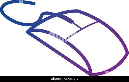 computer mouse isometric icon Stock Vector