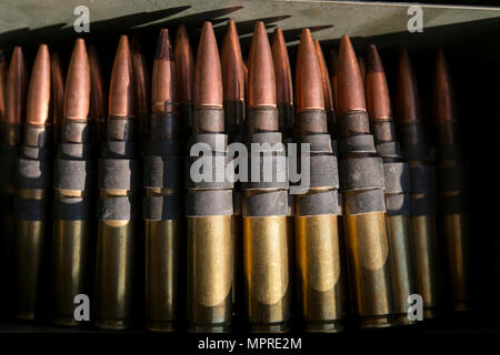 Ammunition cans full of 7.62mm rounds for the M2A3 Bradley Fighting ...