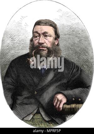 'S. J. Paul Kruger, President of the South African Republic', c1880s. Artist: Sweeton Tilly. Stock Photo