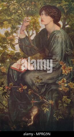 'Day Dreams', 1880, (c1915). Artist: Dante Gabriel Rossetti. Stock Photo