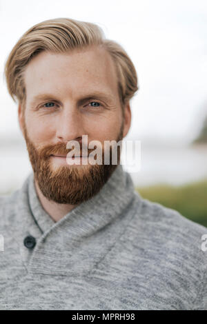 Portrait of bearded man Stock Photo