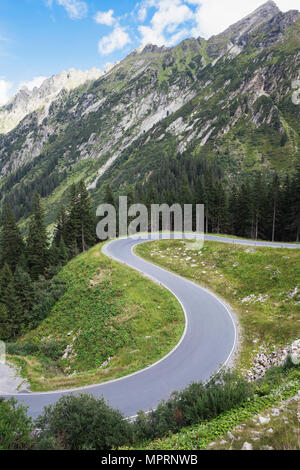 Austria, Vorarlberg, Alps, Silvretta High Alpine Road, Montafon Valley Stock Photo