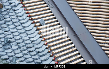 problems with the structure of the building. Stock Photo