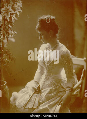 Portrait of Grand Duchess Elizaveta Fyodorovna (1864–1918), Princess Elizabeth of Hesse and by Rhine Stock Photo