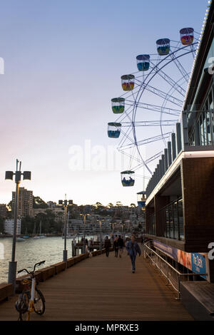 Sydney on the eastern coast of Australia Stock Photo