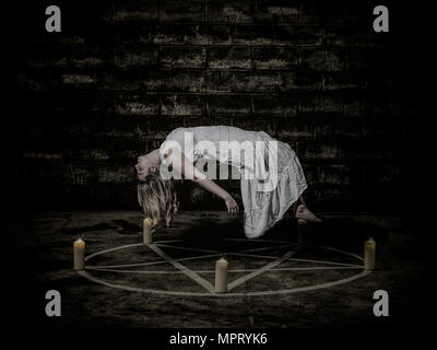Occult Sacrifice Ritual Stock Photo - Alamy