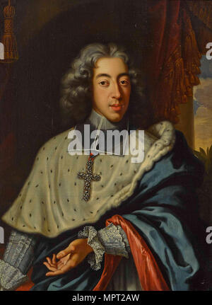 Clemens August of Bavaria (1700-1761), Archbishop-Elector of Cologne. Stock Photo