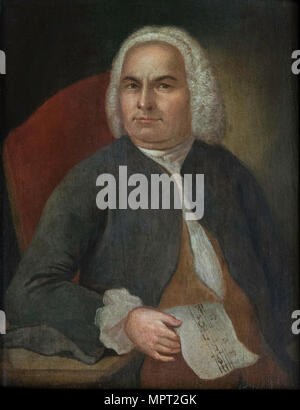 Portrait of Johann Sebastian Bach, 1720 Stock Photo - Alamy