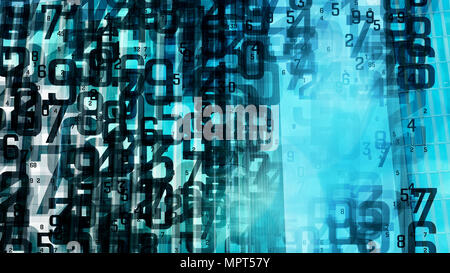 Cyber attack on bank computers system Stock Photo