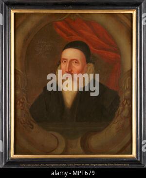 John Dee, c1594. Artist: Unknown. Stock Photo