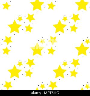 Stars pattern. Seamless vector illustration. Retro, vintage background Vector illustration Stock Vector