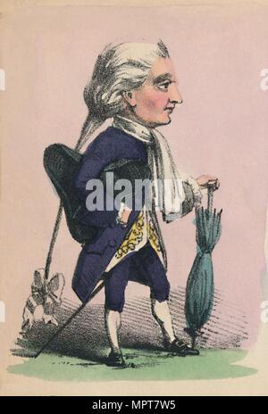 'George III', 1856. Artist: Alfred Crowquill. Stock Photo