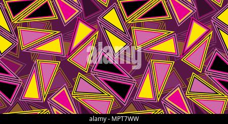 Seamless repeating background from triangles Stock Vector