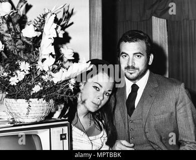 princess maria beatrice of savoy and maurizio arena, 60s Stock Photo