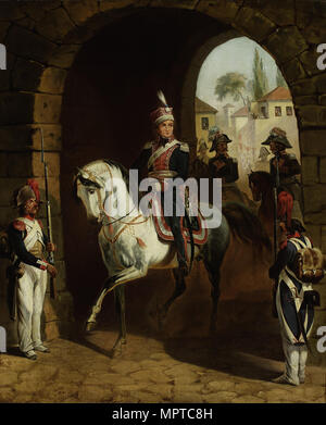 The Entry of Jan Henryk Dabrowski into Rome. Stock Photo