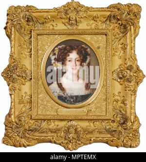 Portrait of Hortense Mancini (1646-1699), Duchesse Mazarin, 1839. Stock Photo