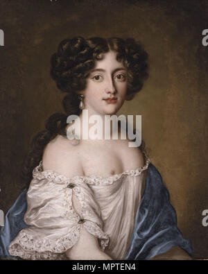Portrait of Hortense Mancini (1646-1699), Duchesse Mazarin, as Aphrodite, ca 1675. Stock Photo