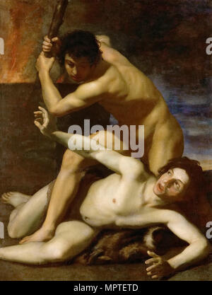 Cain and Abel, c. 1610. Stock Photo