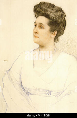 Portrait of Elena Ivanovna Nabokova, 1910.