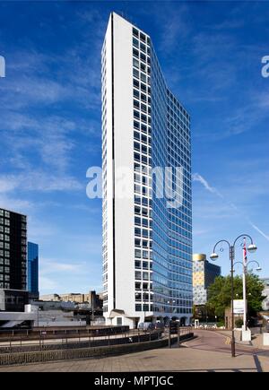 Alpha Tower, Suffolk Street, Queensway, Birmingham, West Midlands, c2013. Artist: James O Davies. Stock Photo