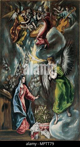 The Annunciation. Stock Photo