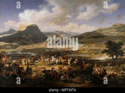 The Battle of Mount Tabor on 16 April 1799. Stock Photo
