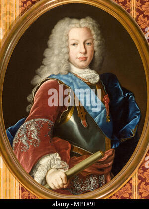 Portrait of Ferdinand VI of Spain (1713-1759). Stock Photo