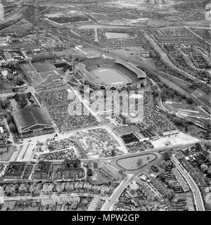 Wembley Stadium, London, 1955. Artist: Aerofilms. Stock Photo