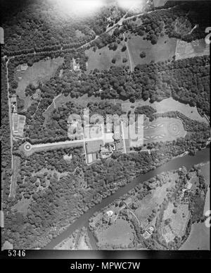 Cliveden House and Garden, Buckinghamshire, June 1945. Artist: RAF photographer. Stock Photo