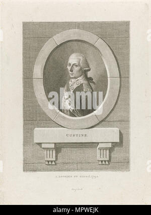 Comte Adam Philippe de Custine (1740-1793), 1792. Stock Photo