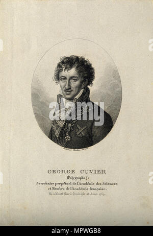 Georges Léopold Chrétien Frédéric Dagobert, Baron de Cuvier (1769-1832), . Stock Photo