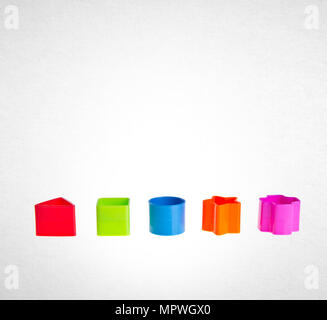 Shape Sorter or Childs toy shape sorter on a background Stock Photo