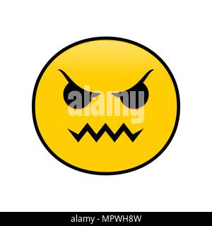 Angryticon Angry Emotion Vector Symbol Graphic Logo Design Stock Vector