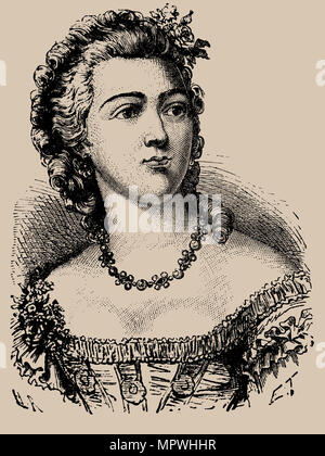 Jeanne Bécu, comtesse Du Barry (1743-1793), 1889. Stock Photo
