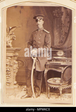 Portrait of George I (1845-1913), King of the Hellenes, 1877. Portrait of George I (1845-1913), King of the Hellenes, 1877.