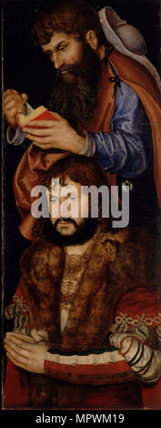 Altarpiece of the Virgin, or so-called Princes' Altarpiece (right wing), c. 1510. Stock Photo