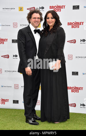 Jack McManus and Martine McCutcheon attending The Bromley Boys World