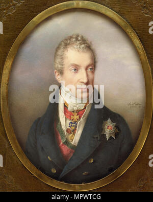 Portrait of Klemens Wenzel, Prince von Metternich (1773-1859), 1822. Stock Photo