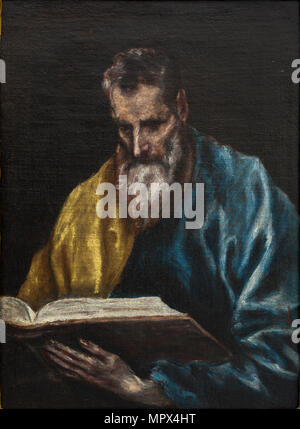 The Apostle Simon, 1608-1614. Stock Photo