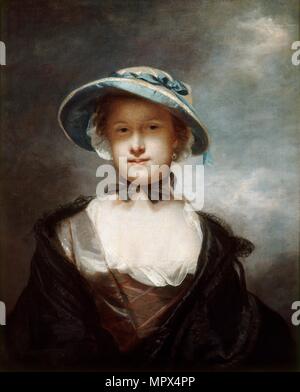 Catherine, Lady Chambers, wife of Sir William Chambers, 1752-1756. Artist: Sir Joshua Reynolds. Stock Photo
